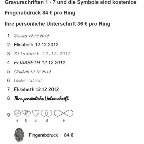 Gerstner Trauringe Eheringe Damenring 4/20011/5 - Herrenring 20011/5 Basic Exklusiv Gelbgold U17